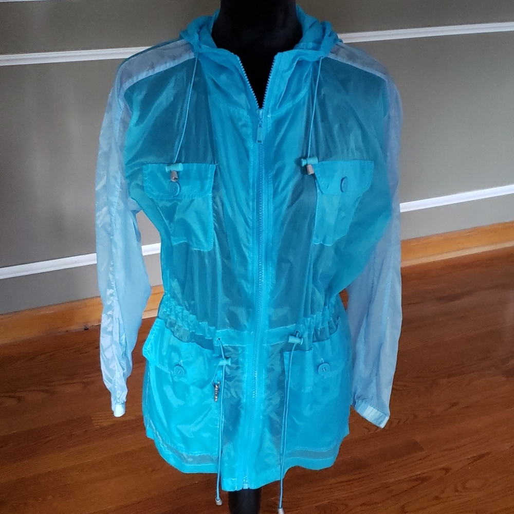 Jou Jou Windbreaker Jacket Size Small